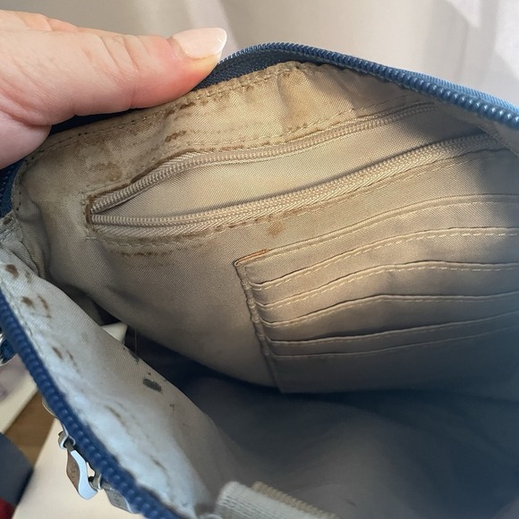 BAGGALLINI Nylon Navy Blue Around Town Crossbody Bag RFID BLOCKING Purse - Picture 4 of 12